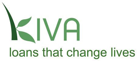 Logo for Kiva loans that change lives
